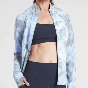 Athleta Salutation Jacquard Athletic Jacket XXS